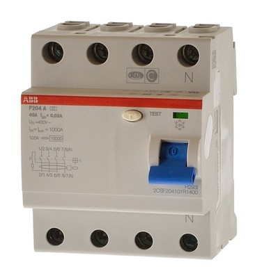 ABB F204 A-40 /0,03 Fehlerstromschutzschalter 2CSF204101R1400 