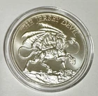 1 oz. 2020 THE JERSEY DEVIL Cryptozoology Series Round .999 Silver Coin Toning