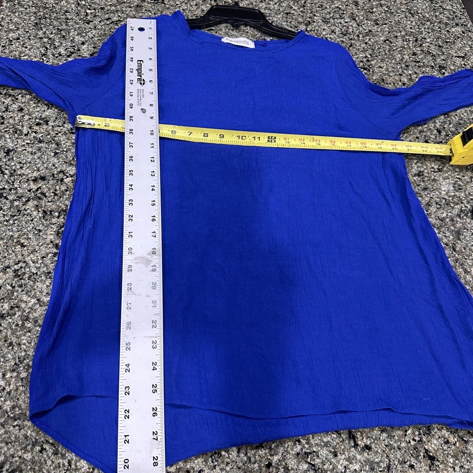 Camisa Impressions Mujer 2XL Túnica Mangas Corbata Minimalista Blusa Top Minimalista Foto 3 de 4