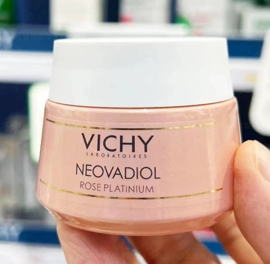 Crema Vichy Neovadiol Rose Platinium 50 ml | Crema hidratante de día Fortificante Rosy Glow Foto 2 de 3