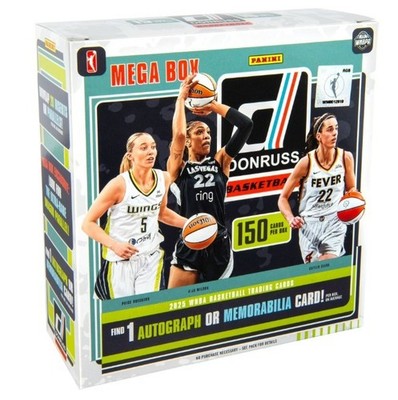 2025 Panini Donruss WNBA Basketball Card Factory Sealed Mega Box 150 Cards
