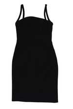 Versace Sleeveless Midi Dress in Black