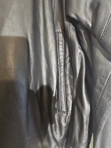 New With Tag Remy Lambskin Black Leather Jacket Mens Sz 48 BUTTER SOFT! VeryNice image 7