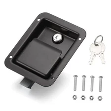 Truck Tool Box Lock Replacement kit, 1PC (5.5"L x 4.3"W x 1.6"H) Black