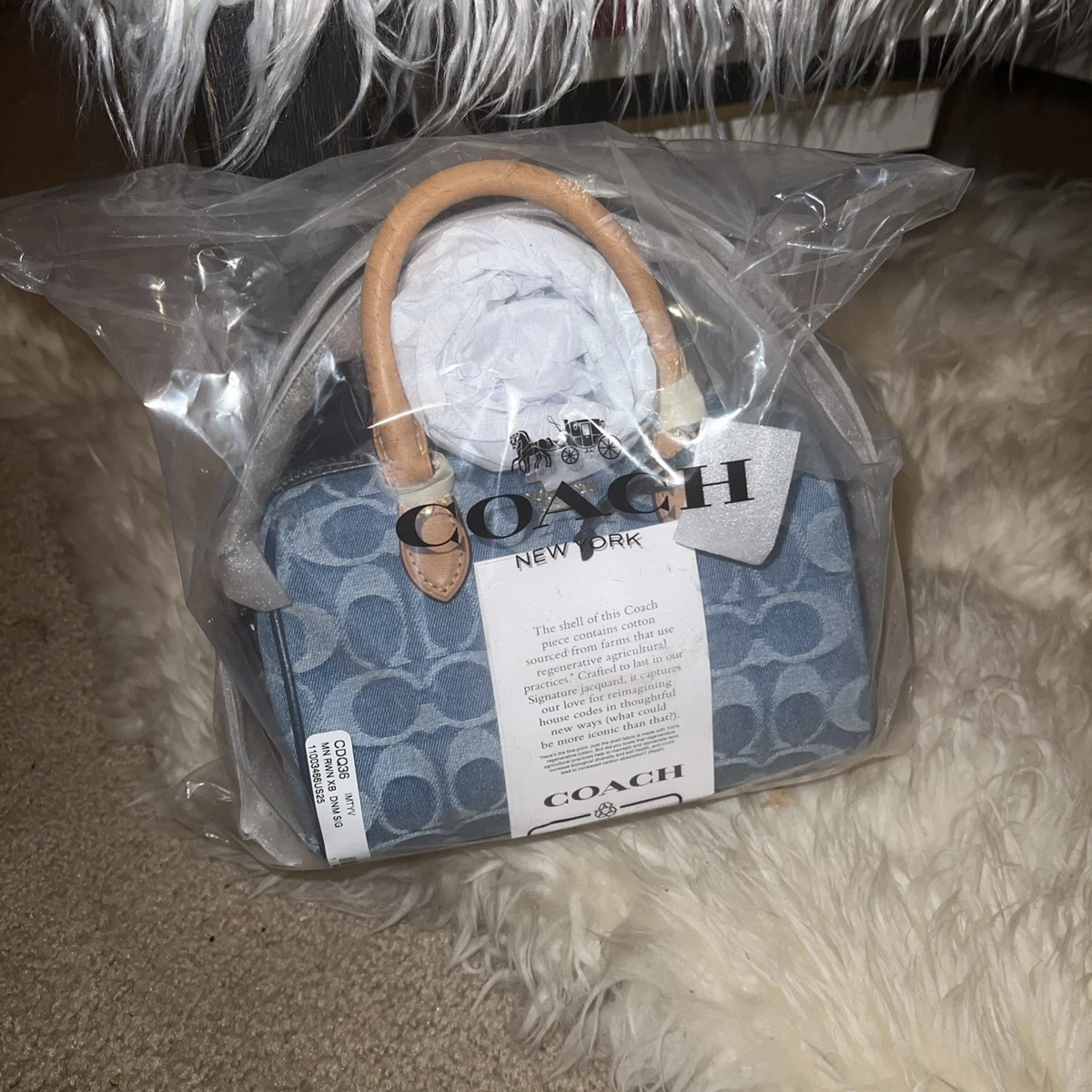 Coach Denim Exterior Mini Bags & Handbags for Women for sale | eBay