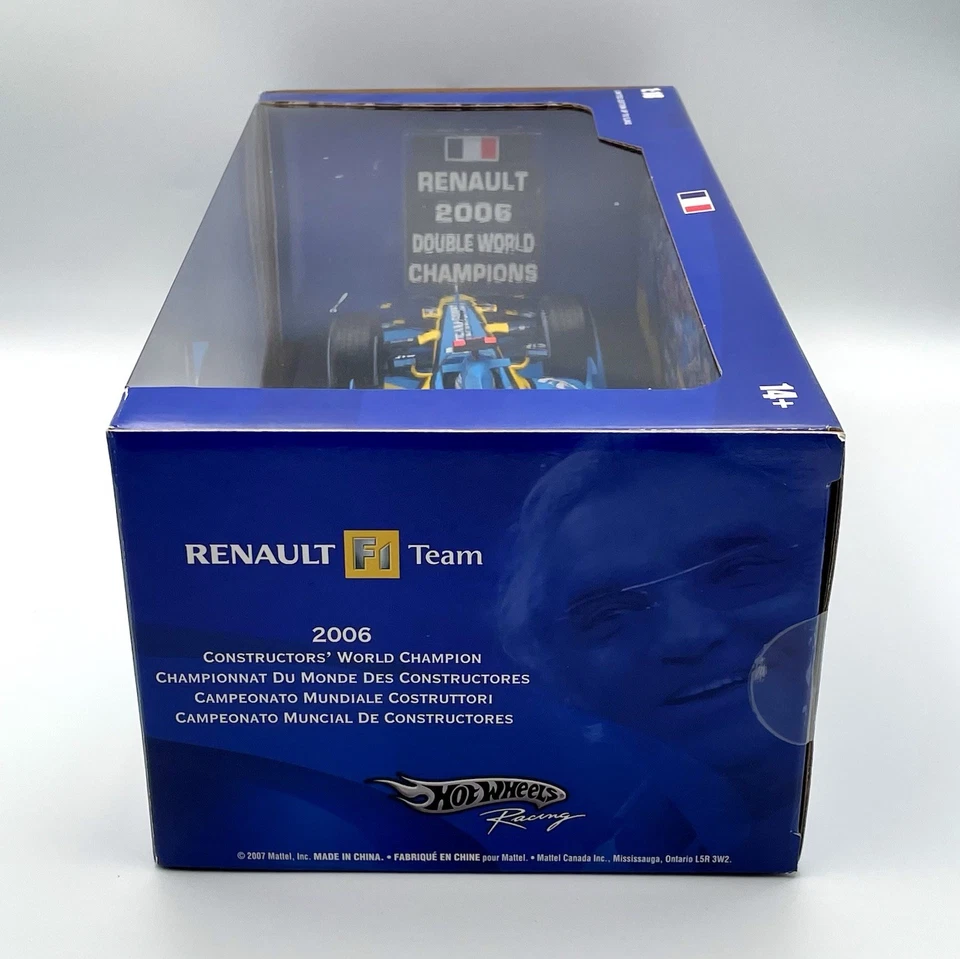 *КАК НОВЫЙ* Hot Wheels 1:18 Renault R26 F. Алонсо 2006 конструктор чемпионы мира - Изображение 3 из 4