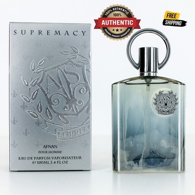 Supremacy Silver by Afnan, 3.4 oz EDP Spray for Men
