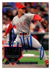 1995 Donruss HA Retrographs Auto Rick Helling #314 Texas Rangers