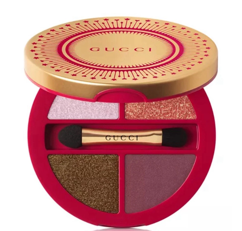 Gucci Edición Limitada Festival Brillo Multiuso Crema y Polvo Paleta Cuádruple.21 OZNUEVA EN CAJA Foto 2 de 4