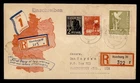 DR WHO 1948 GERMANY FIRST DAY POST WAR REGISTERED HAMBURG 1DM M72410