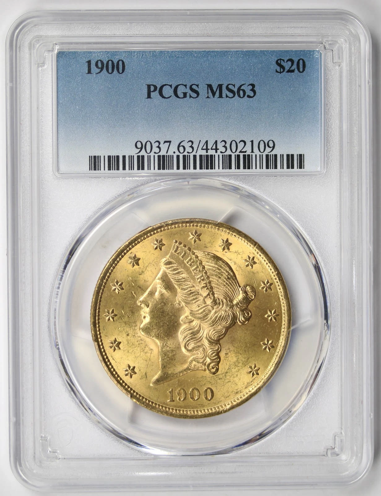 1900 Liberty Head Double Eagle Gold $20 MS 63 PCGS