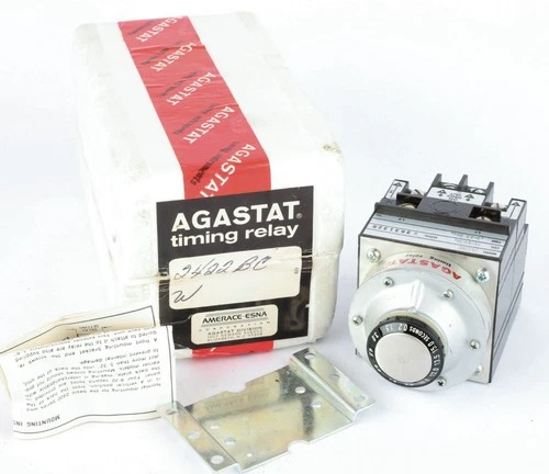 Agastat 2422BC Time-Delay Relay, 0.8-15 Seconds, 240VAC
