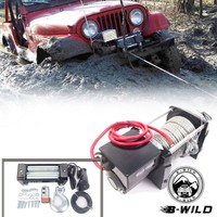 B-wild 15000lb 12v Electric Recovery Winch For Truck Suv Trailer Wireless Remote B-wild 15000lb 12v Electric Recovery Winch For Truck Suv Trailer Wireless Remote