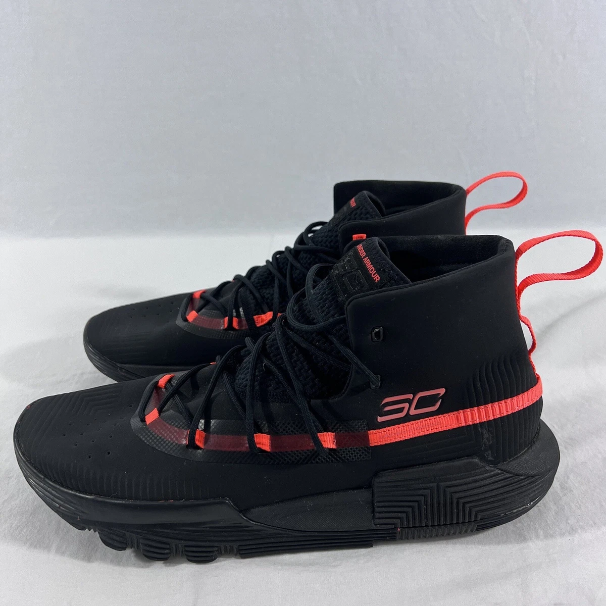 Under Armour UA Stephen Curry SC 3Zero II men sz 13 black orange