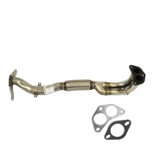 Stainless Steel Front Flex Exhaust Pipe fits: 2003 Mitsubishi Outlander 2.4L FWD