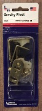 Gravity Pivot Hinges, Brass, Lawrence Hardware Made In USA