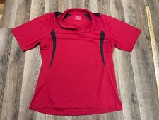 PGA TOUR Shirt, Men's Size Medium, Red, Polo, Short Sleeve, Golf