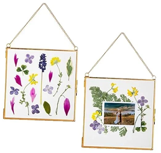 Floral y jardín Marcos Cuadrados de Metal