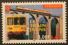 Timbre - FRANCE - Le Train Jaune de Cerdagne - 2000 - Neuf ** - YT3338