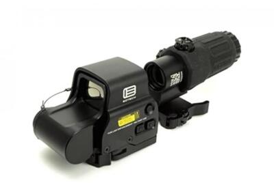 Réplique Viseur Holographique Eotech XPS-3 Avec Booster G33-STS 3x - Set Complet Neuf - Marques Japonaises