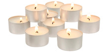 Tea Light Candles Long Burning Decoration Prayer Palm Wax Outdoor Indoor 200 Pcs