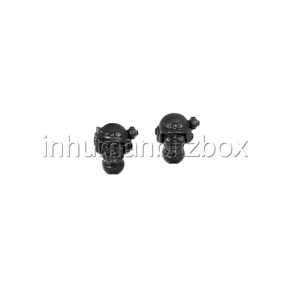 AMKK15 TETE CASQUE x2 ASTRA MILITARUM KASRKIN WARHAMMER 40000 W40K BITZ 12-16 - Photo 1/1