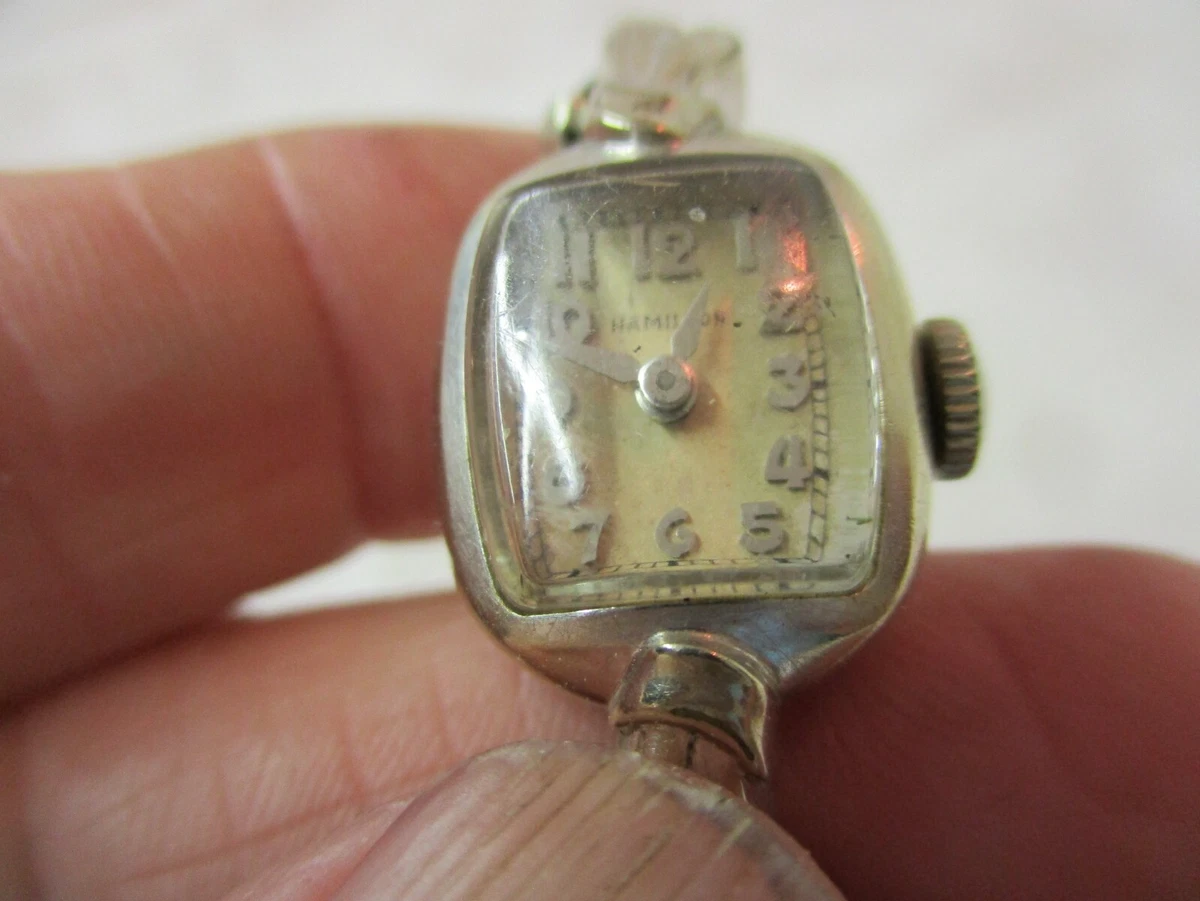 Vintage ladies hamilton wrist watch sales