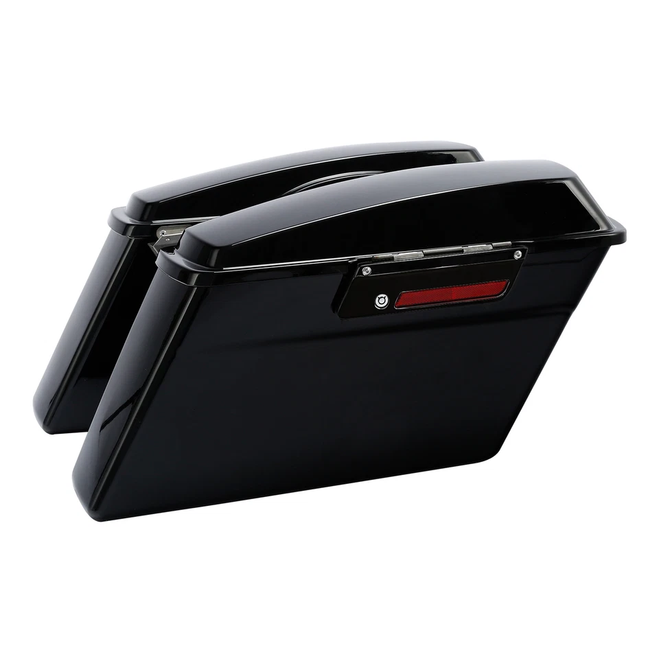 Alforjas rígidas aptas para Harley Touring Street Road King Glide 1994-13 Foto 4 de 4