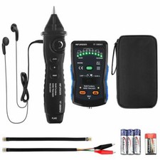 RJ11 RJ45 BNC Line Finder Wire Tracker Network Cable Toner Tester Locator