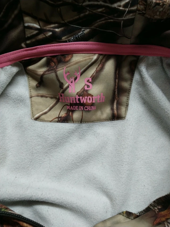 Huntworth Women's Small Camouflage Hunting Hooded Pullover Jacket - Image 3 of 3