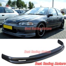 For 1992-1995 Honda Civic 23dr Mu-gen Style Front Bumper Lip Urethane
