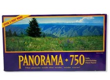 ^ 1994 PANORAMIC JIGSAW PUZZLE, 750 Pieces (PANORAMA- SCENIC- WALLOWA OREGON)