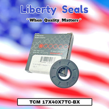TCM 17X40X7TC-BX NBR Buna Rubber /Carbon Steel Oil Seal, TC Dichtomatik