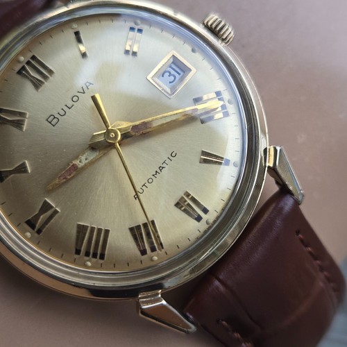 Vintage BULOVA Date King men's automatic watch 11ALACD Roman numeral dial 1968 - Picture 16 of 21