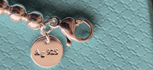Tiffany & Co Heart Tag Bead Bracelet, Length 17 cm, with a box - 第 12/12 張圖片