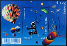 2013 France Block F4810** Stamp Day The Air Balloon 2012 France Balloon MNH