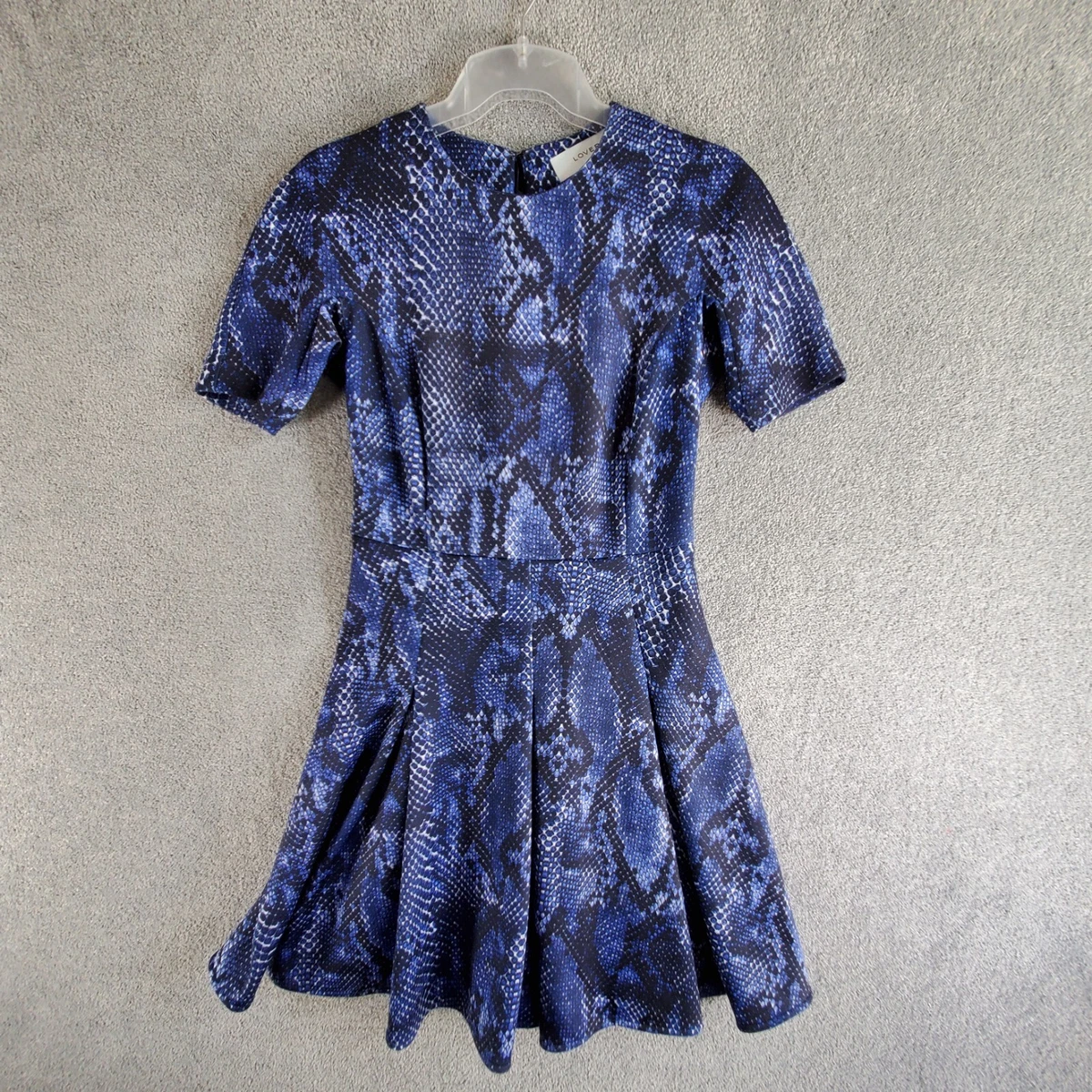Short sleeve snake print dress sale