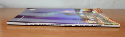 Detroit Tiger Stadium Final Game Program w engraved game date stamp Sep 27, 1999 - Picture 3 of 7