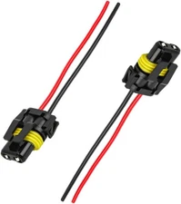 2 PCS , 9005 9006 HB3 HB4 Pigtail Sockets Harness Replacement Part for Headlight