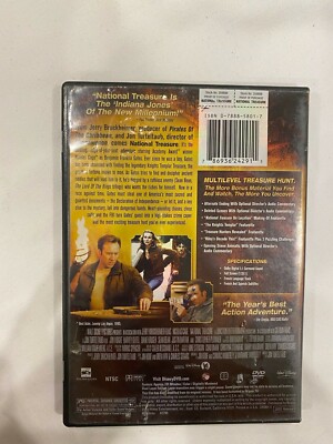 Walt Disney National Treasure Full Screen Nicolas Cage Sean Bean