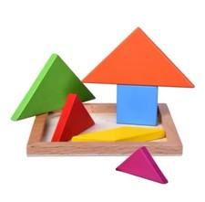 Tangram Puzzle- Educational Toy/ Homeschooling- Preschool
