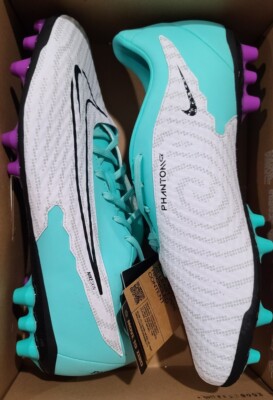 Mens Size 10 Nike Phantom GX Academy AG Turquoise White Soccer