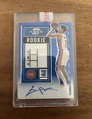 2020 Panini Select Killian Hayes Optic Contenders Auto Variation /49 Pistons