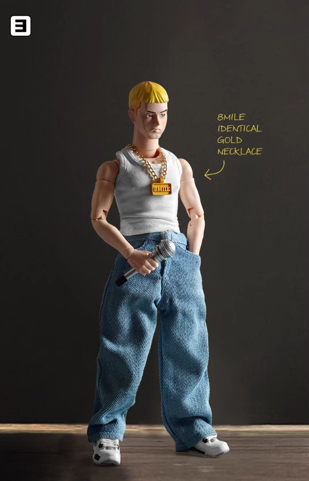 New Eminem 1/6 Action Figure, 8 Miles Slim Shady Album fit with