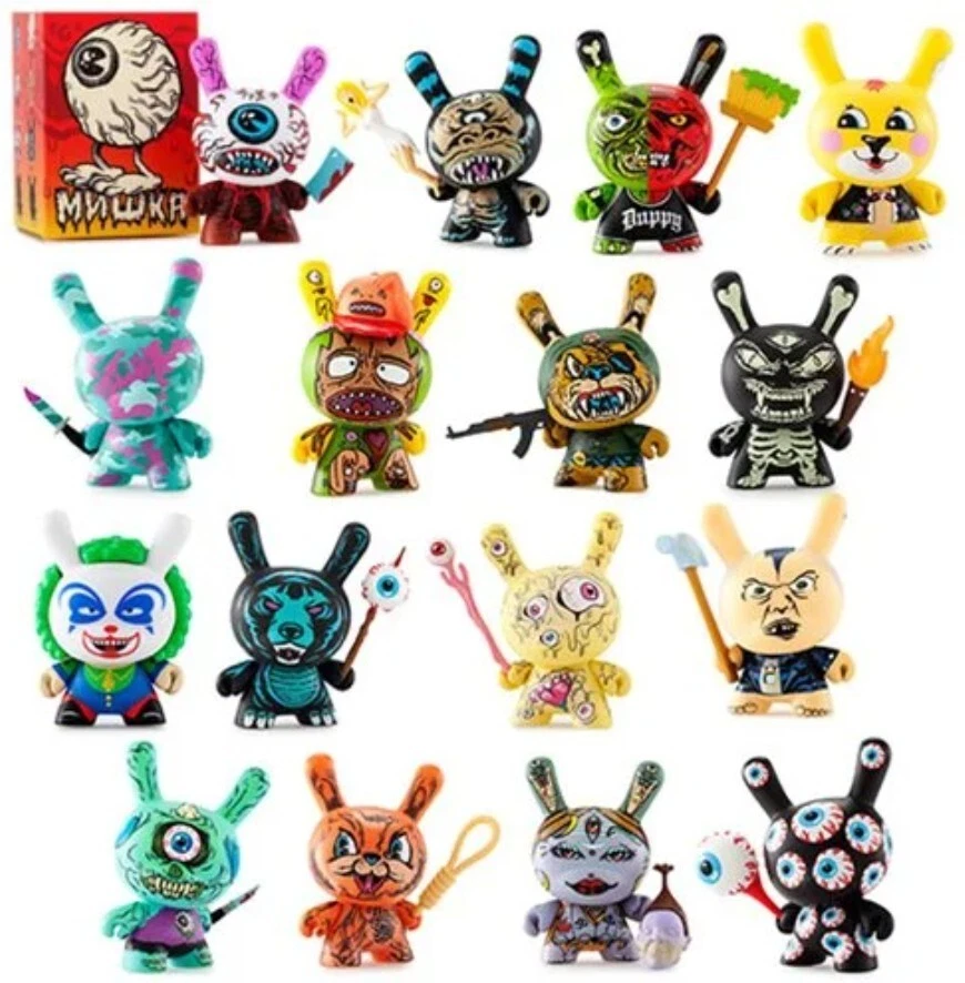 kidrobot x Mishka NYC: Mishka Dunny Series 2016 Sealed Display Case (20pcs) NEW - Image 3 of 4