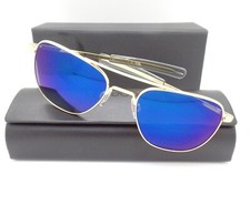 RANDOLPH ENGINEERING AVIATOR 23k GOLD ATLANTIC BLUE POLARIZED BAYONET USA