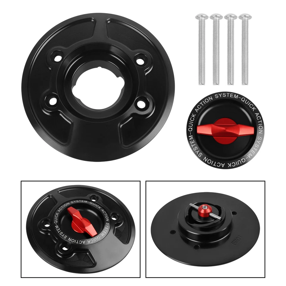 Cubierta de tapa de gasolina CNC sin llave para BMW R9T 2014-2017 Scrambler 2015-2018 Foto 4 de 4