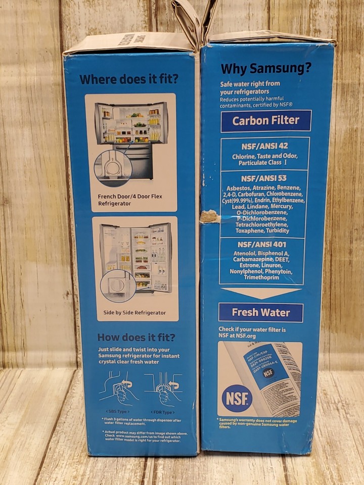 2 Pack Samsung Refrigerator Water Filters DA2900020B eBay