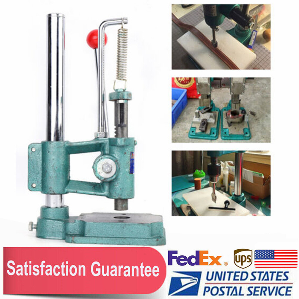 LOGO Leather Imprinting Machine Craft DIY Leather Embossing Press Stamp Punching