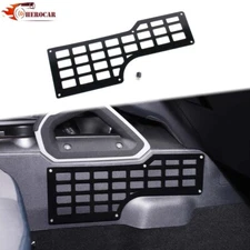 Black Inner Center Console Storage Hanging Panel Organizer For 2021+ Ford Bronco